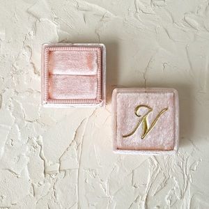 The Mrs. Box Velvet Ring Holder